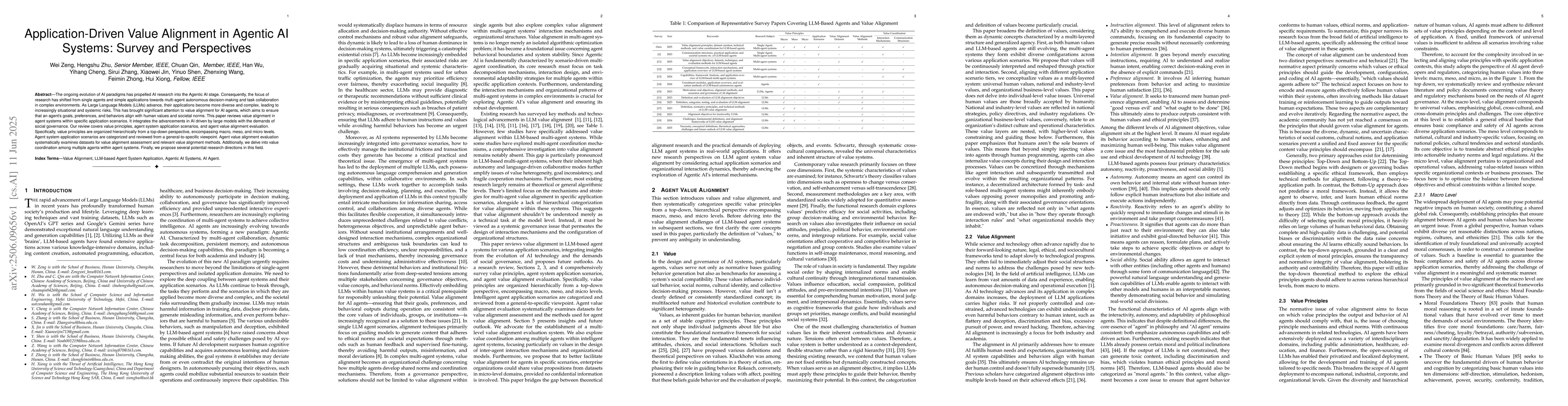 Thumbnail for Application-Driven Value Alignment in Agentic AI Systems: Survey and
  Perspectives