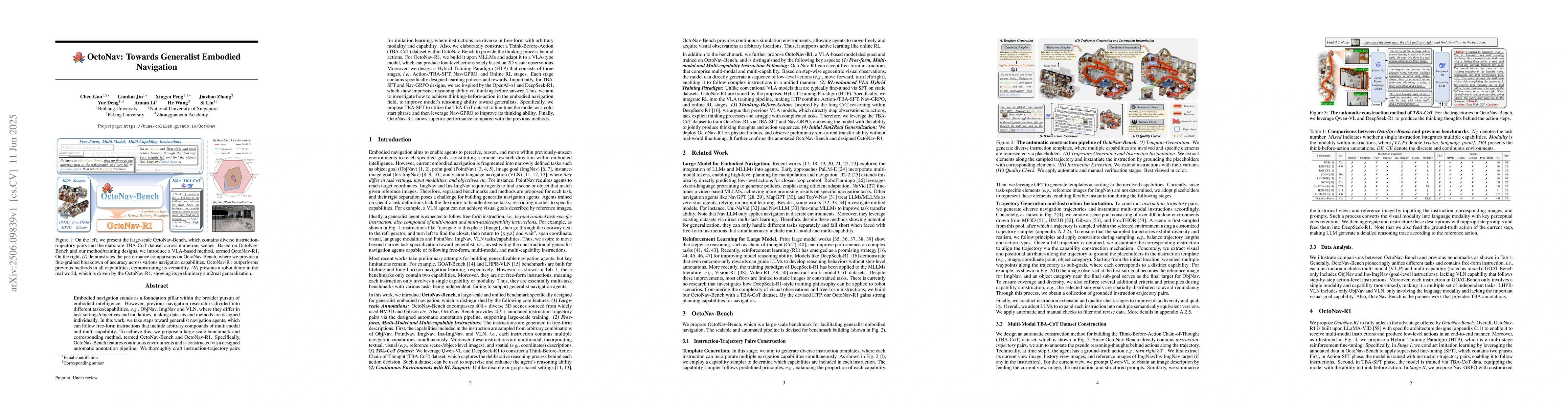 Thumbnail for OctoNav: Towards Generalist Embodied Navigation