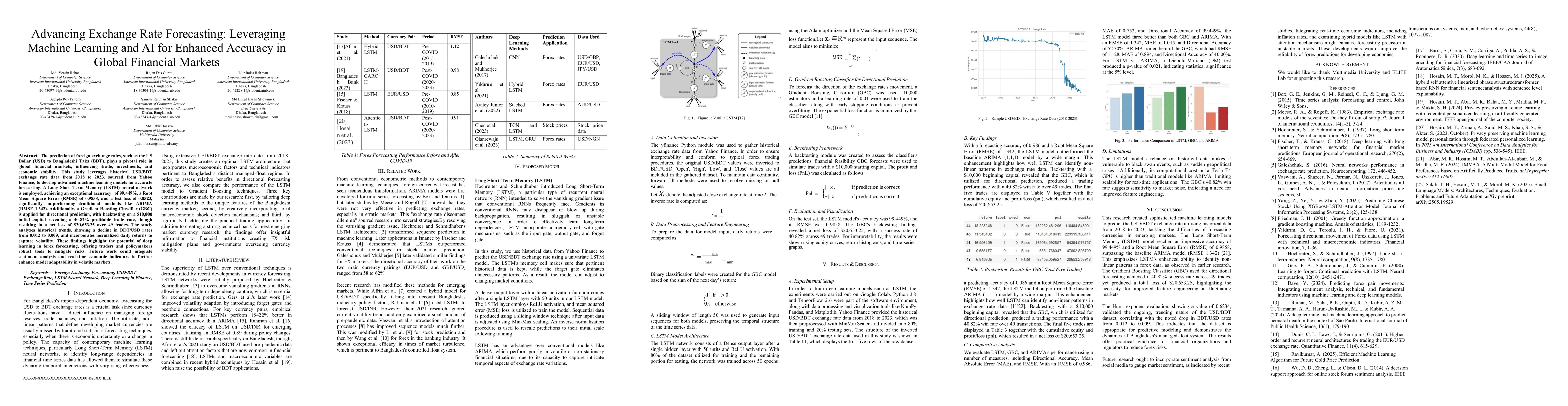 Thumbnail for Advancing Exchange Rate Forecasting: Leveraging Machine Learning and AI
  for Enhanced Accuracy in Global Financial Markets