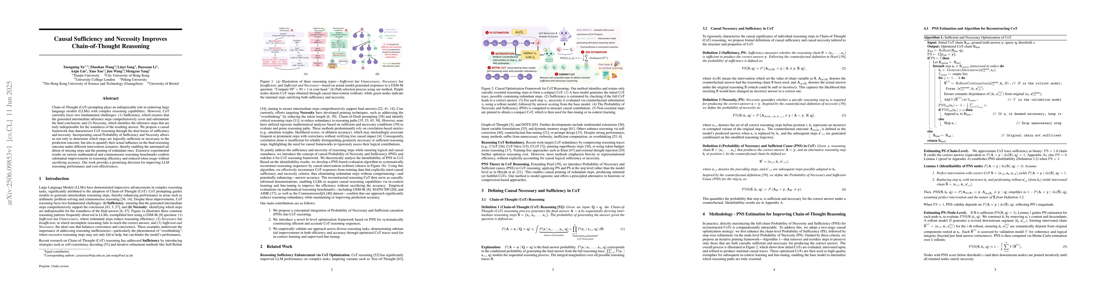 Thumbnail for Causal Sufficiency and Necessity Improves Chain-of-Thought Reasoning