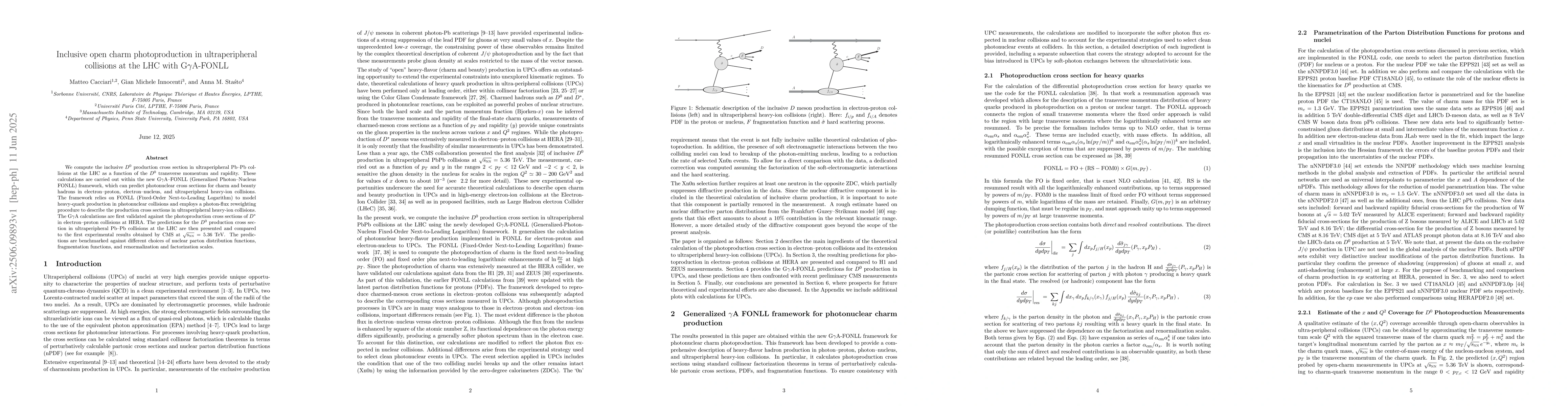 Thumbnail for Inclusive open charm photoproduction in ultraperipheral collisions at
  the LHC with G$γ$A-FONLL