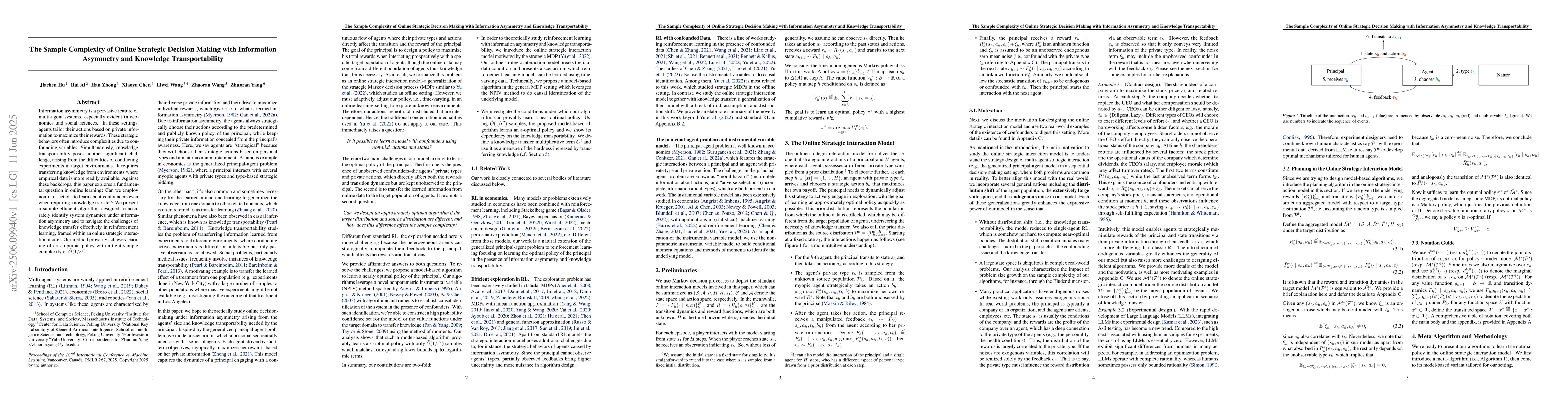 Thumbnail for The Sample Complexity of Online Strategic Decision Making with
  Information Asymmetry and Knowledge Transportability