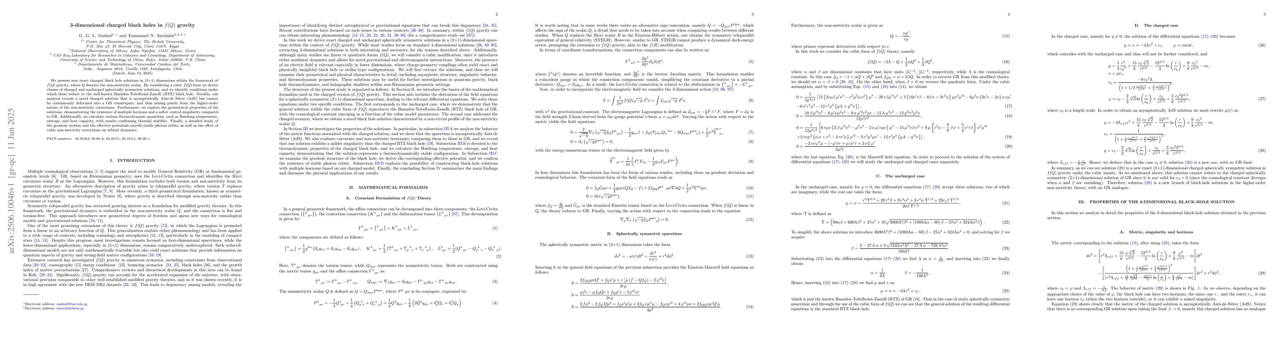 Thumbnail for 3-dimensional charged black holes in $f({Q})$ gravity
