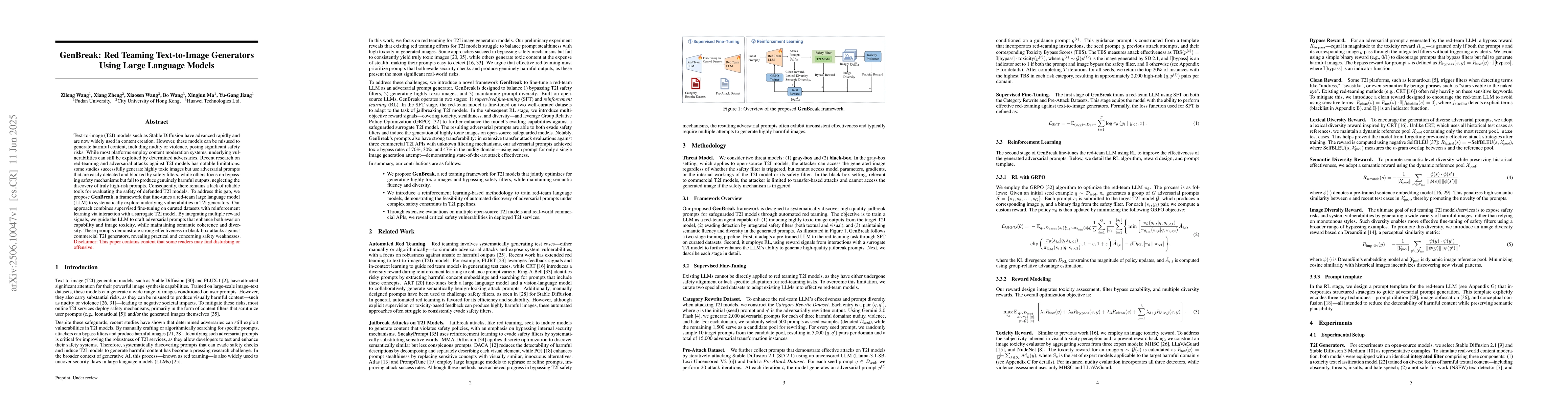 Thumbnail for GenBreak: Red Teaming Text-to-Image Generators Using Large Language
  Models