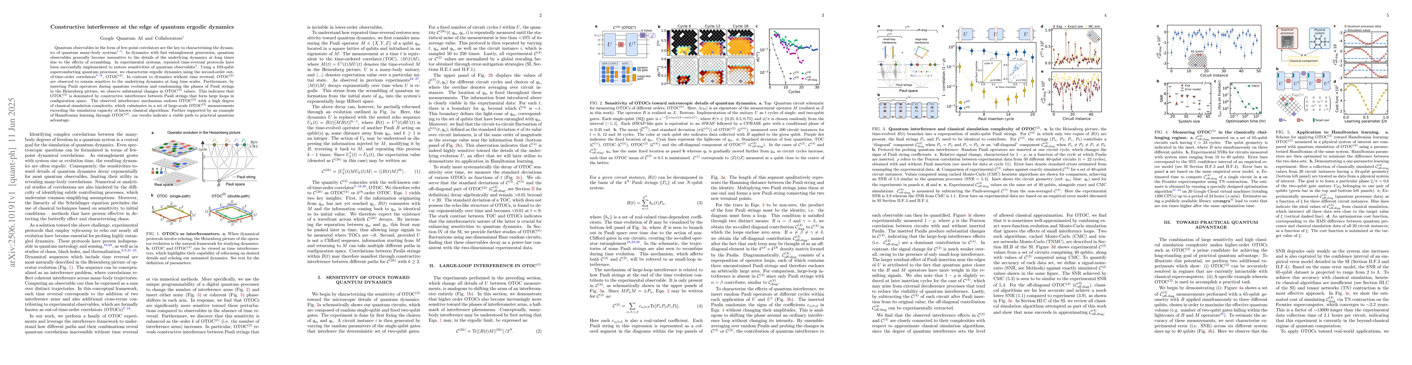 Thumbnail for Constructive interference at the edge of quantum ergodic dynamics