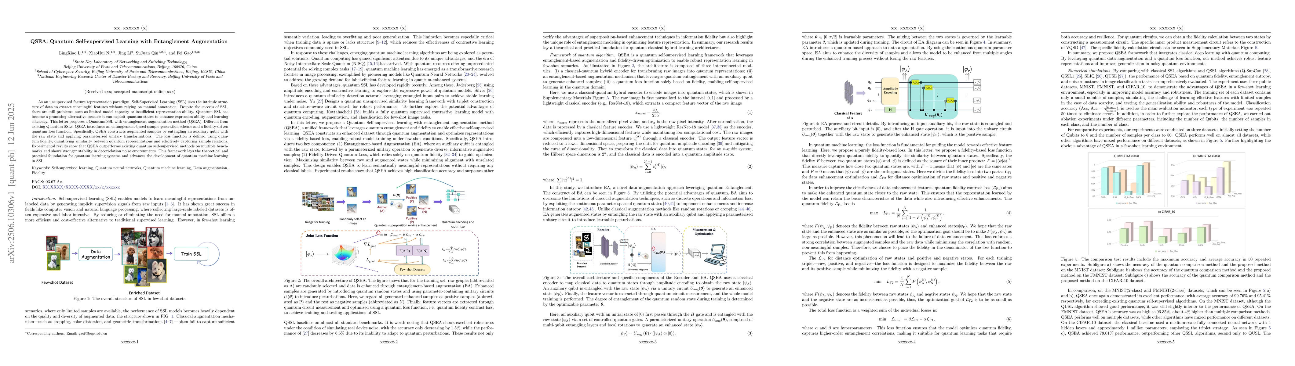 Thumbnail for QSEA: Quantum Self-supervised Learning with Entanglement Augmentation