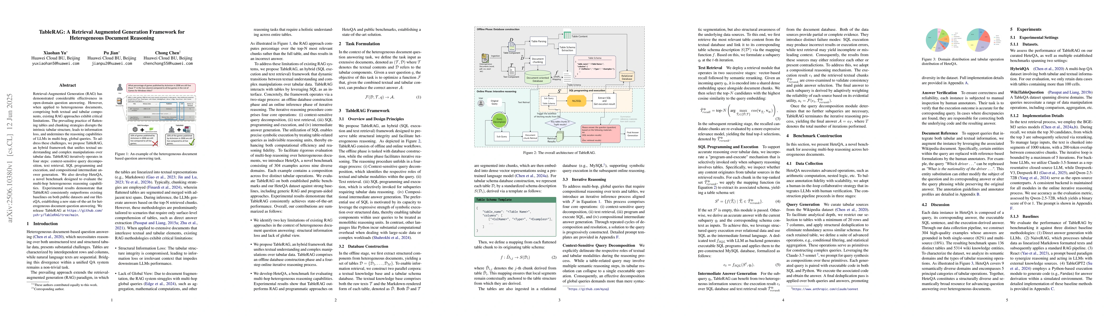 Thumbnail for TableRAG: A Retrieval Augmented Generation Framework for Heterogeneous
  Document Reasoning