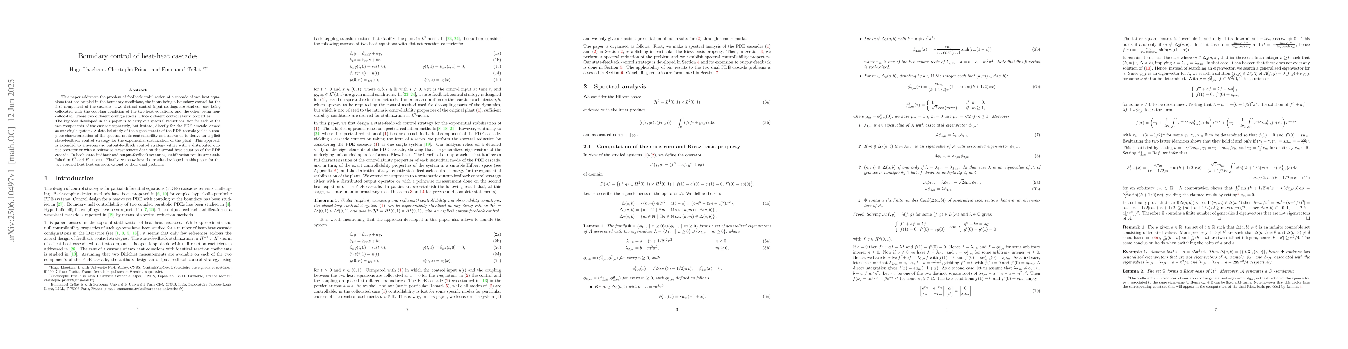 Thumbnail for Boundary control of heat-heat cascades