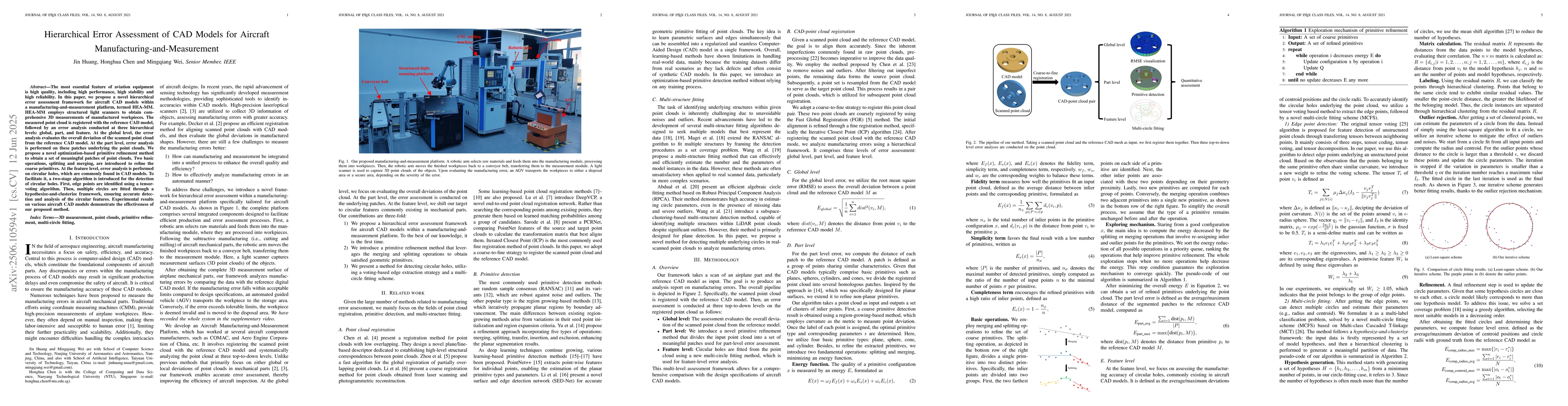 Thumbnail for Hierarchical Error Assessment of CAD Models for Aircraft
  Manufacturing-and-Measurement