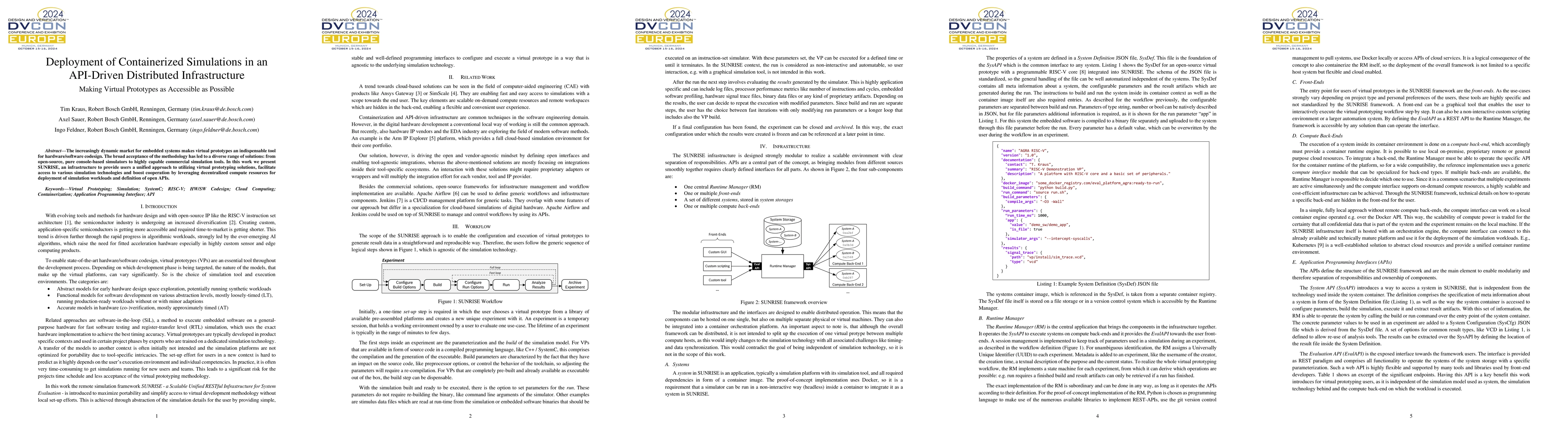 Thumbnail for Deployment of Containerized Simulations in an API-Driven Distributed
  Infrastructure