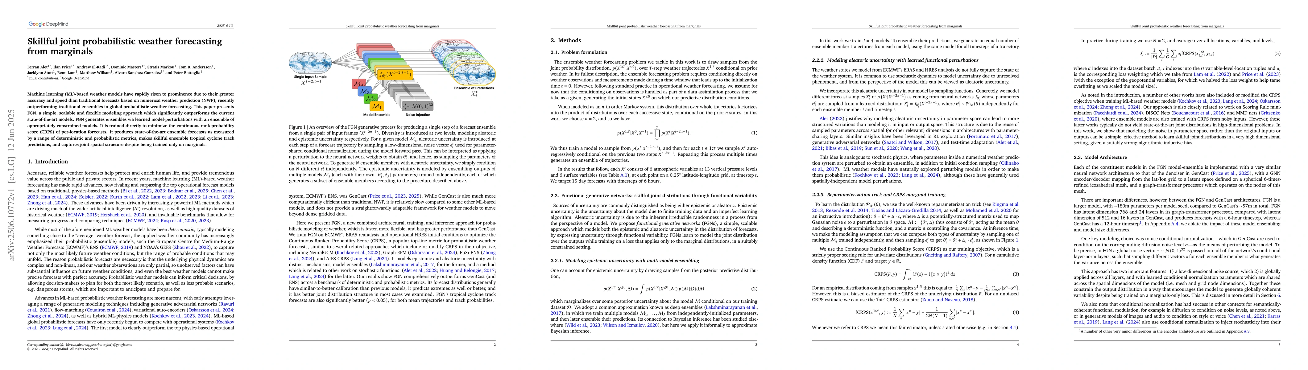 Thumbnail for Skillful joint probabilistic weather forecasting from marginals