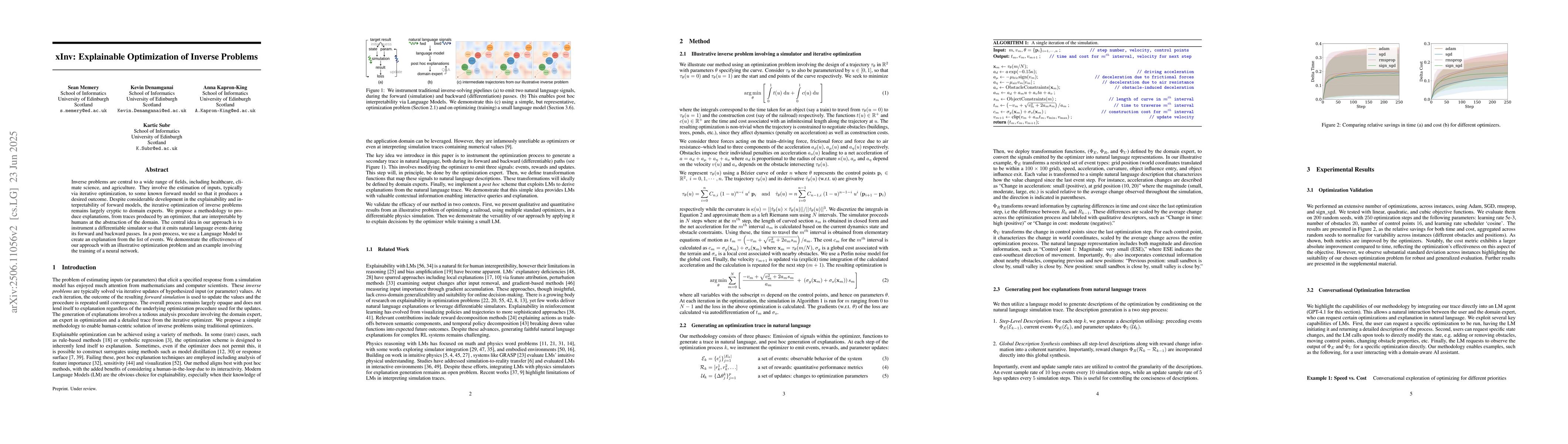 Thumbnail for xInv: Explainable Optimization of Inverse Problems