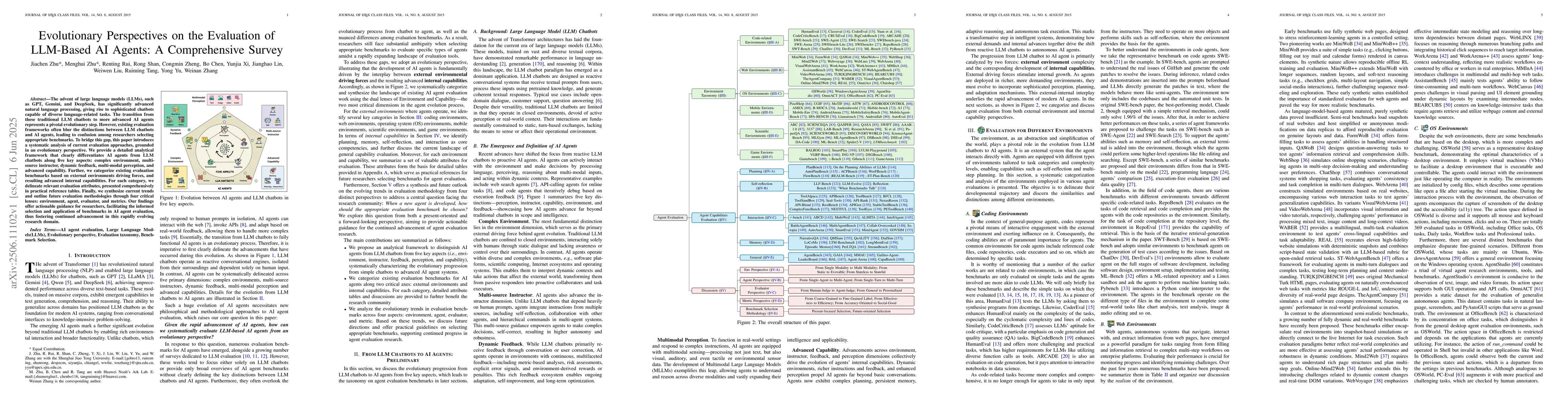Thumbnail for Evolutionary Perspectives on the Evaluation of LLM-Based AI Agents: A
  Comprehensive Survey
