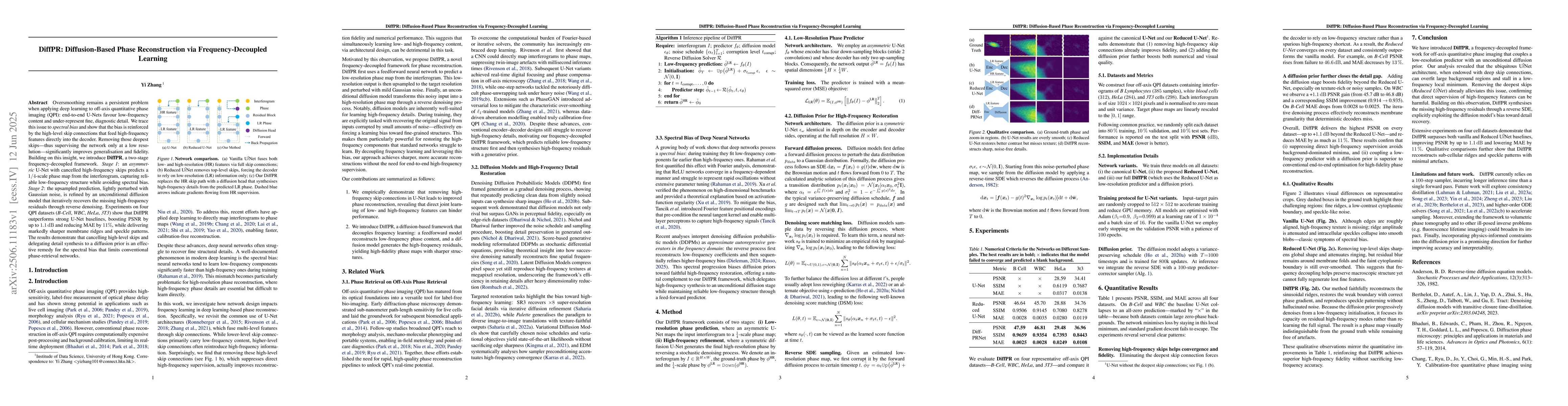 Thumbnail for DiffPR: Diffusion-Based Phase Reconstruction via Frequency-Decoupled
  Learning