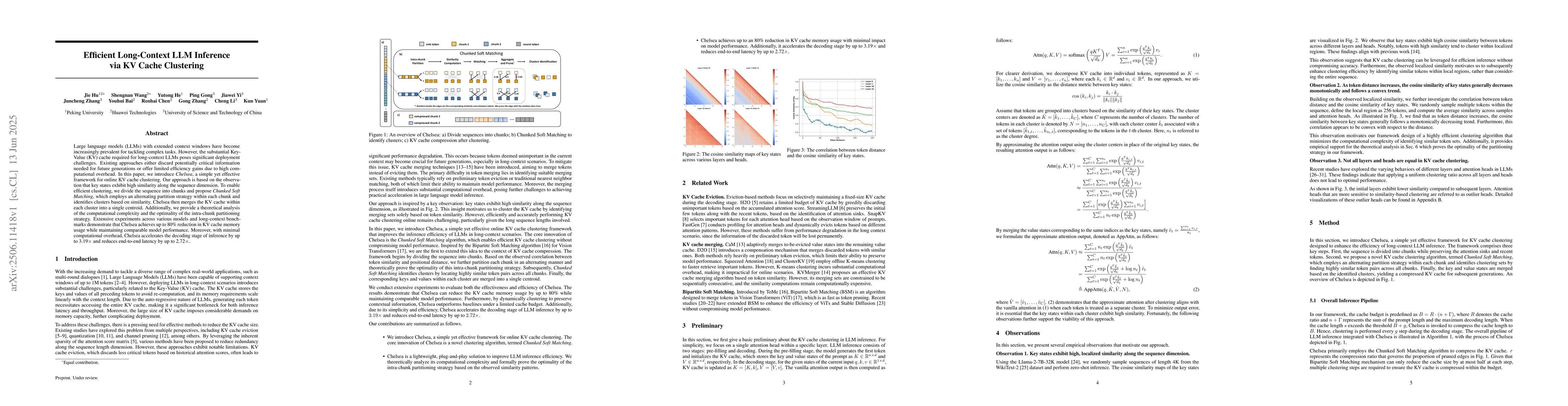 Thumbnail for Efficient Long-Context LLM Inference via KV Cache Clustering