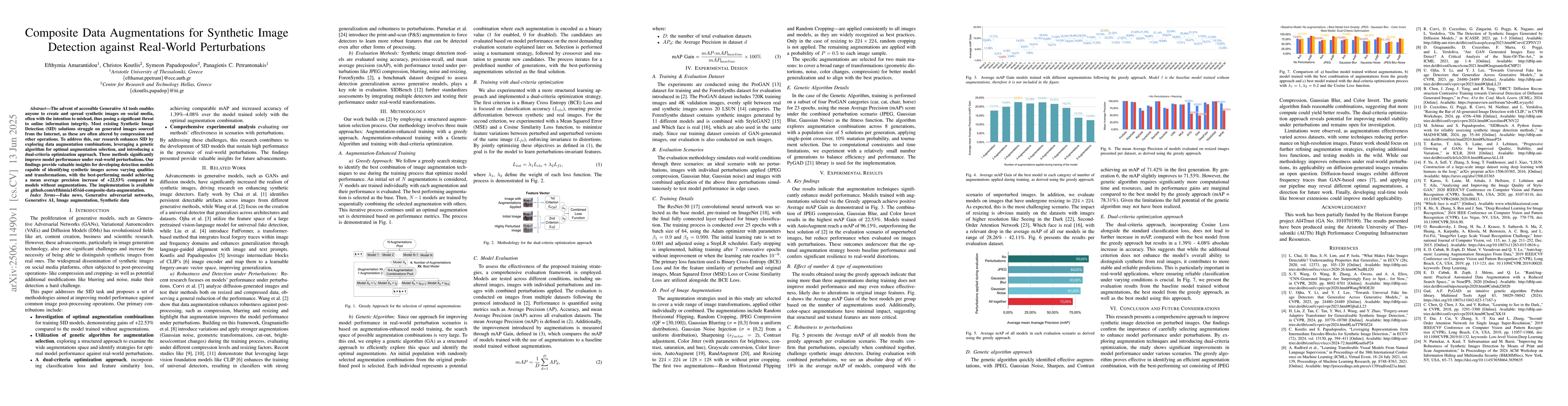 Thumbnail for Composite Data Augmentations for Synthetic Image Detection Against
  Real-World Perturbations