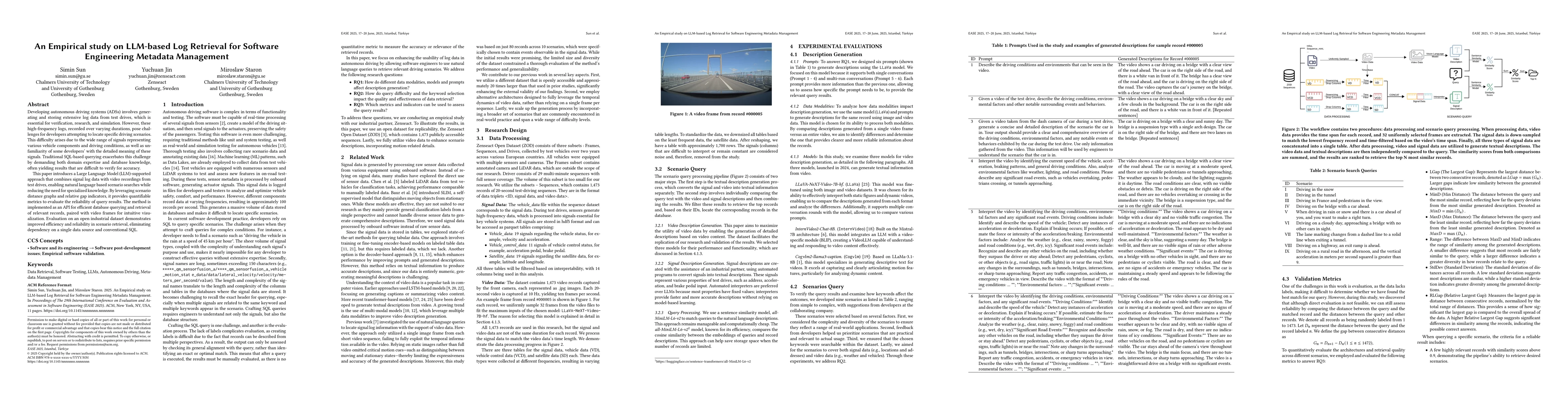 Thumbnail for An Empirical study on LLM-based Log Retrieval for Software Engineering
  Metadata Management