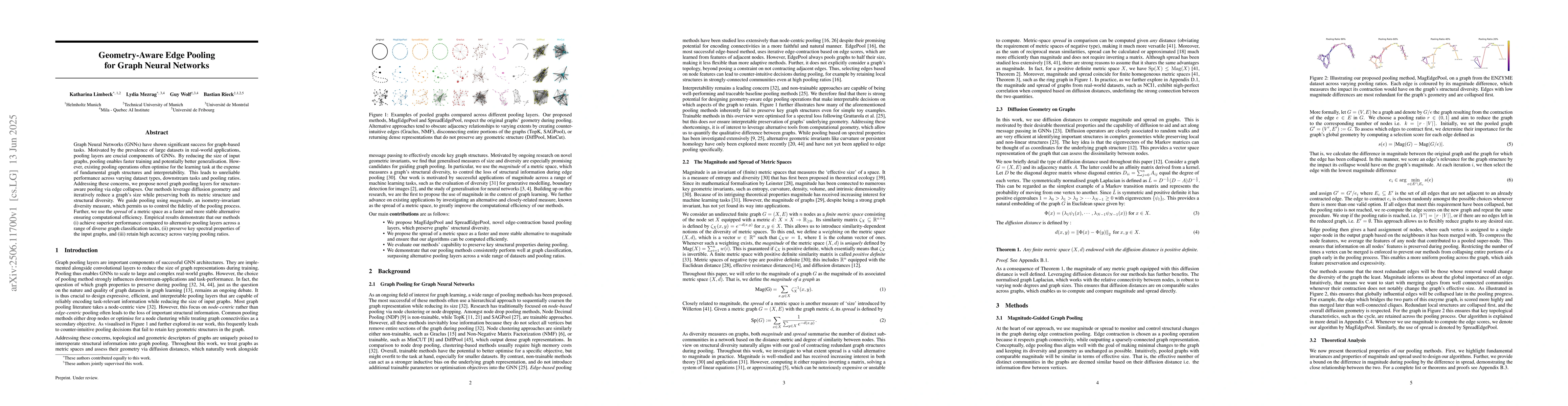 Thumbnail for Geometry-Aware Edge Pooling for Graph Neural Networks