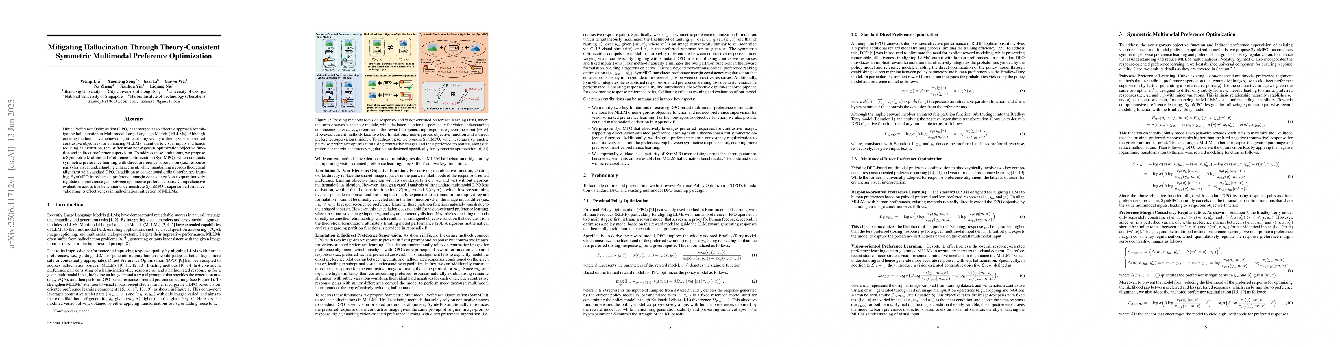 Thumbnail for Mitigating Hallucination Through Theory-Consistent Symmetric Multimodal
  Preference Optimization