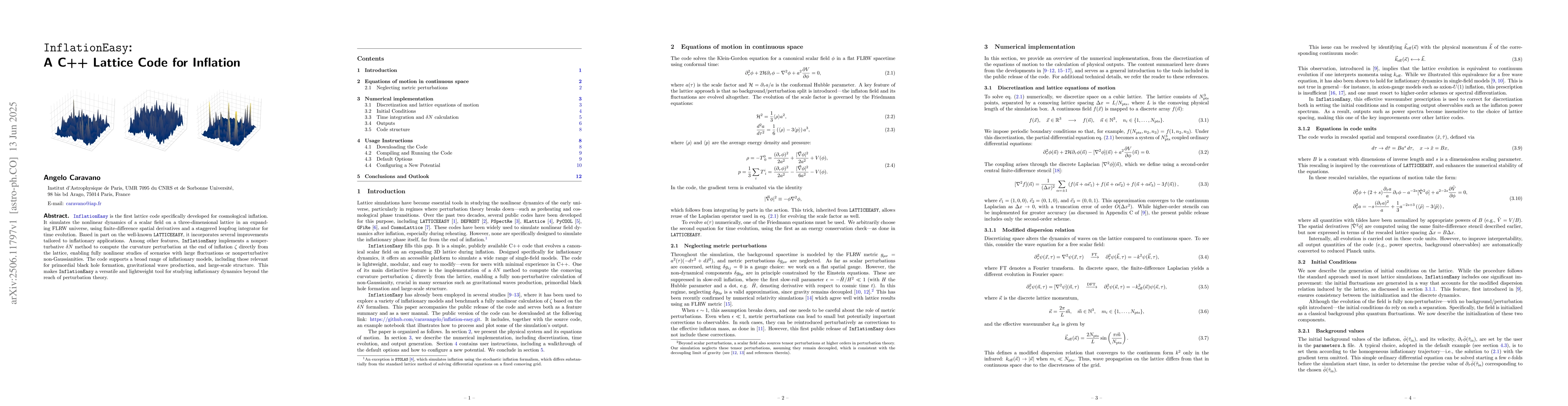 Thumbnail for InflationEasy: A C++ Lattice Code for Inflation