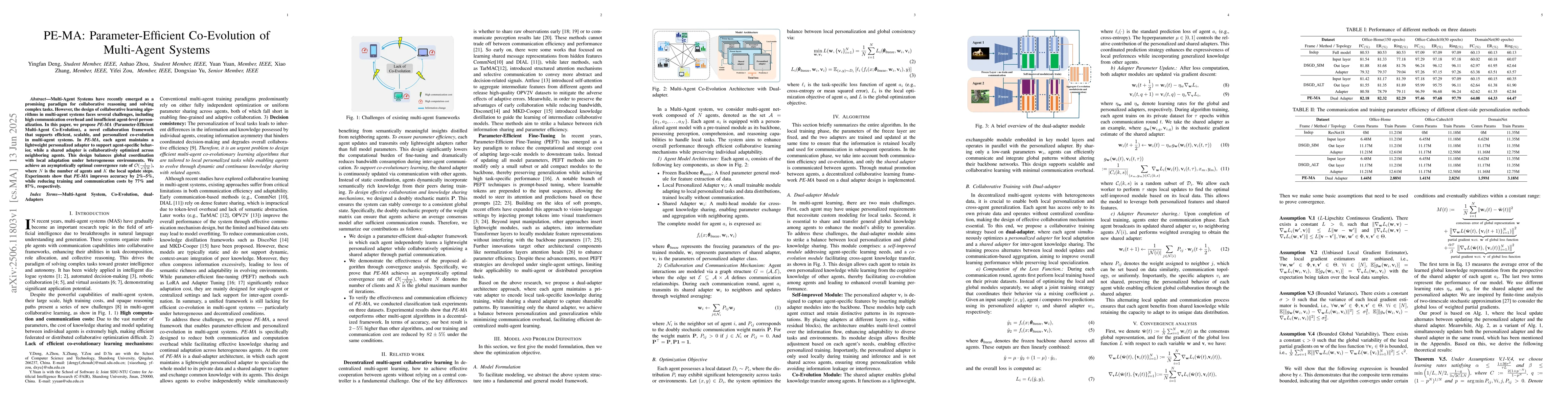 Thumbnail for PE-MA: Parameter-Efficient Co-Evolution of Multi-Agent Systems