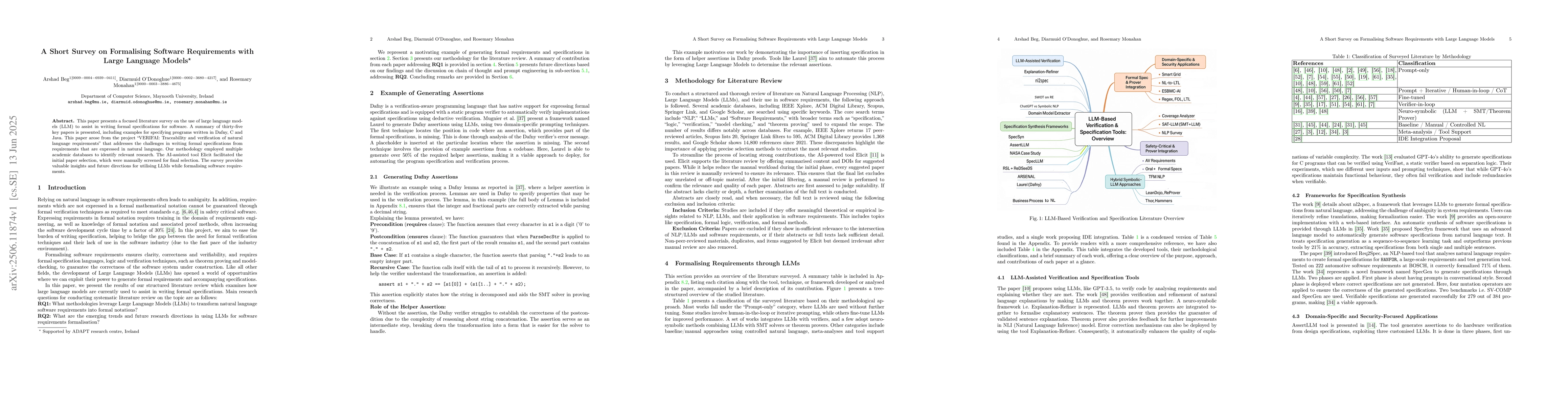 Thumbnail for A Short Survey on Formalising Software Requirements using Large Language
  Models