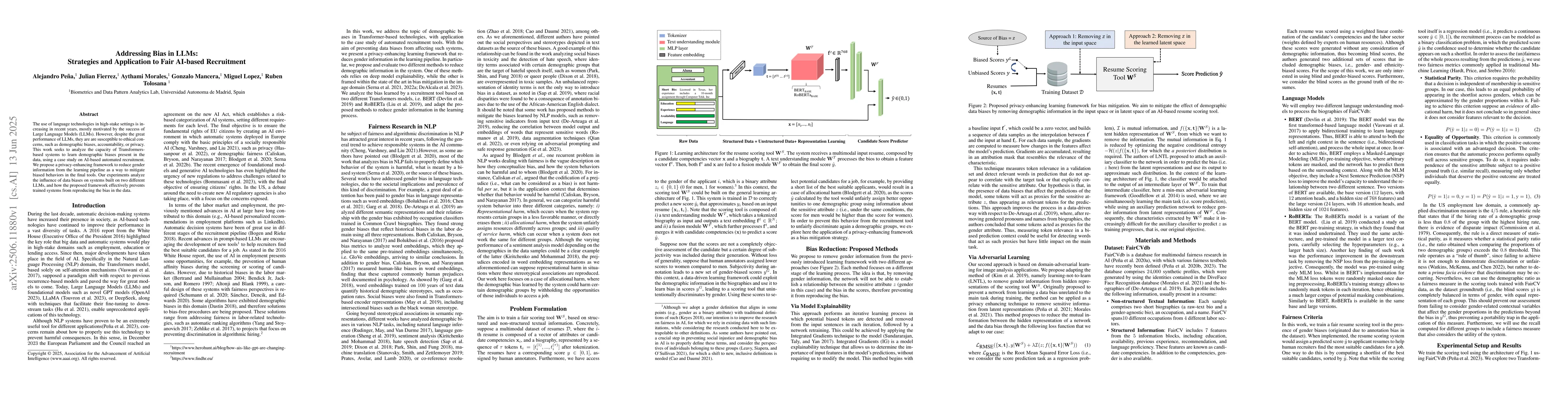 Thumbnail for Addressing Bias in LLMs: Strategies and Application to Fair AI-based
  Recruitment
