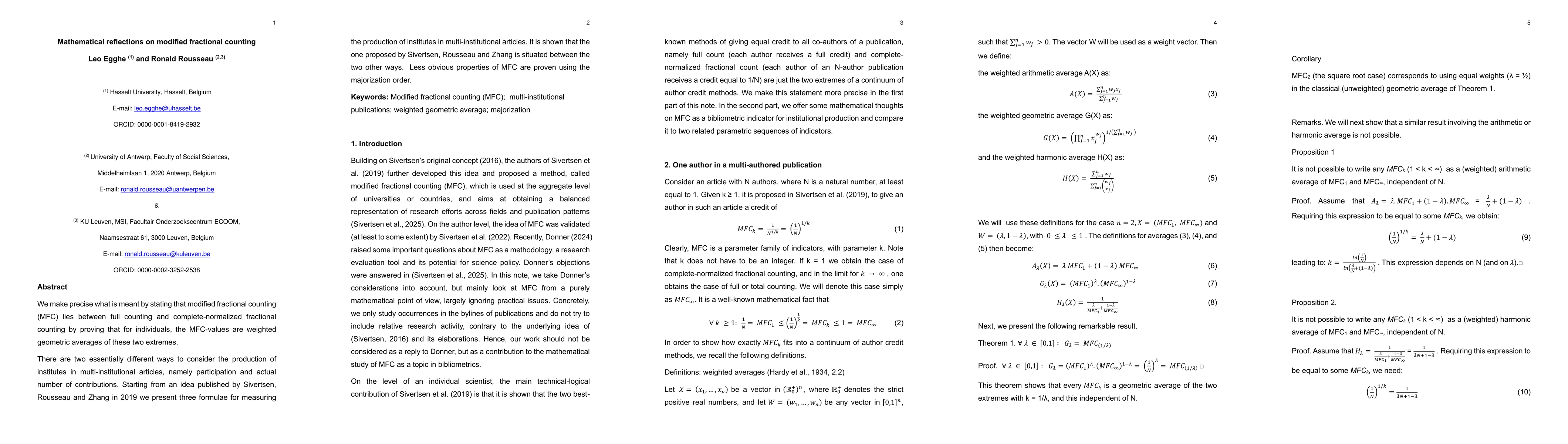 Thumbnail for Mathematical reflections on modified fractional counting