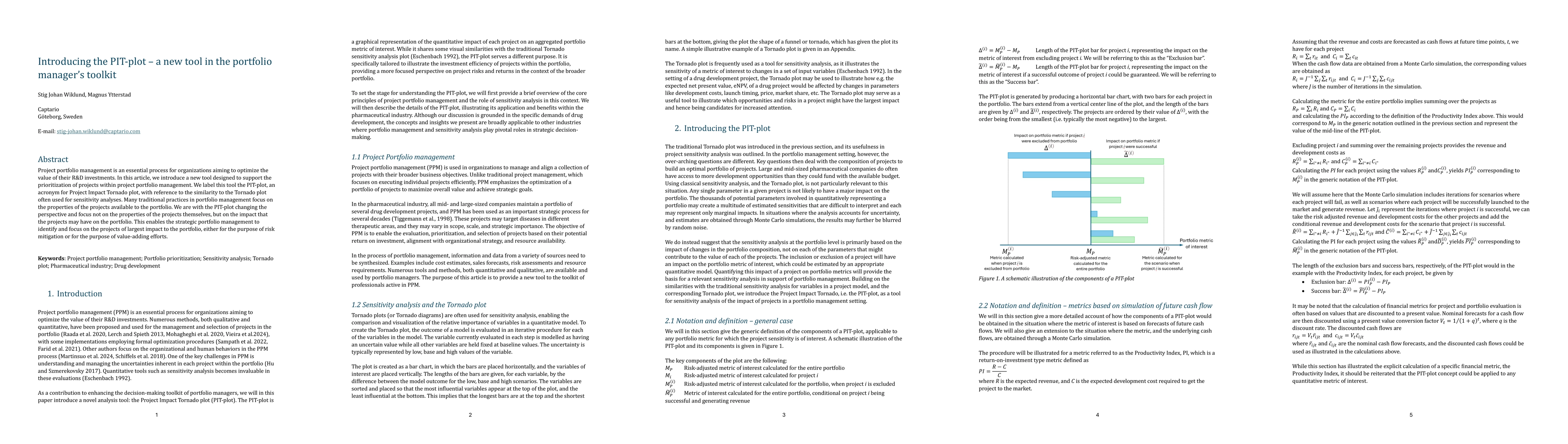 Thumbnail for Introducing the PIT-plot -- a new tool in the portfolio manager's
  toolkit