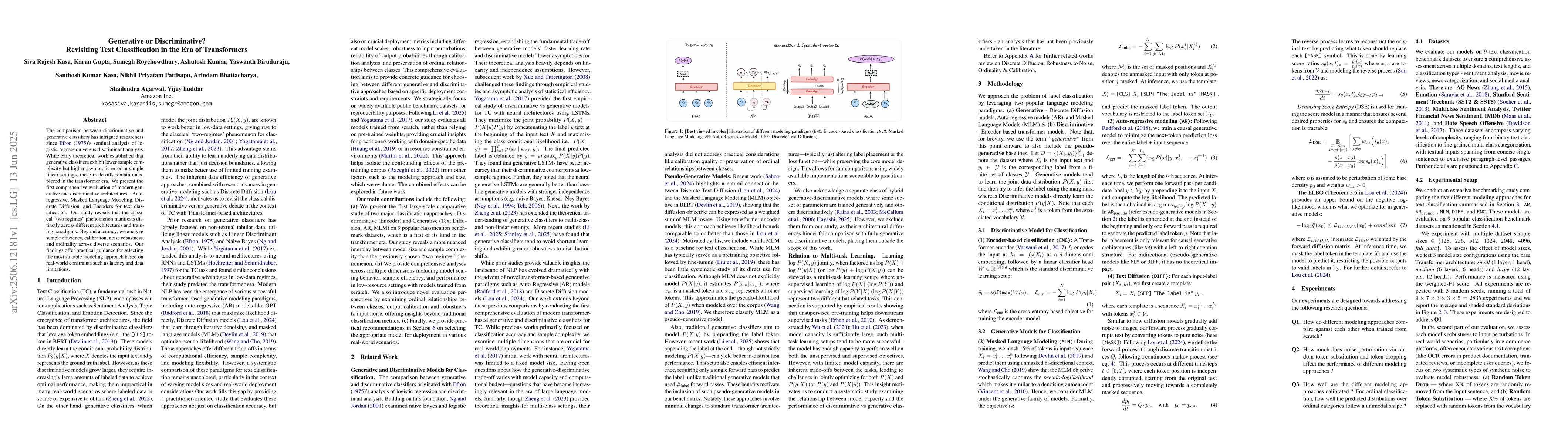 Thumbnail for Generative or Discriminative? Revisiting Text Classification in the Era
  of Transformers