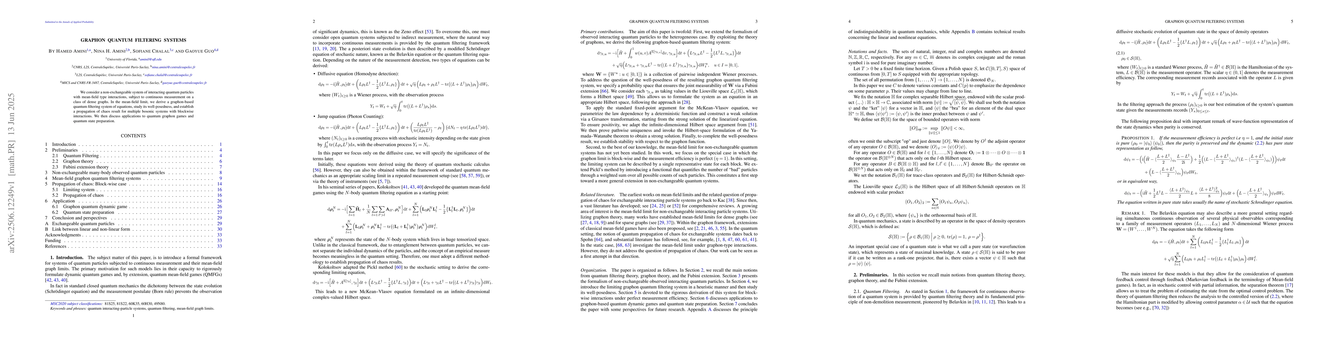 Thumbnail for Graphon Quantum Filtering Systems