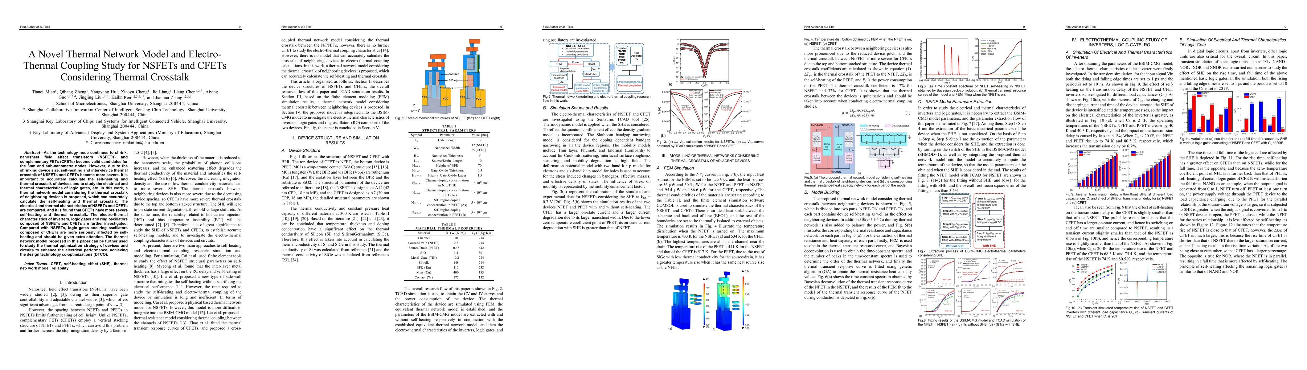 Thumbnail for A Novel Thermal Network Model and Electro-Thermal Coupling Study for
  NSFETs and CFETs Considering Thermal Crosstalk
