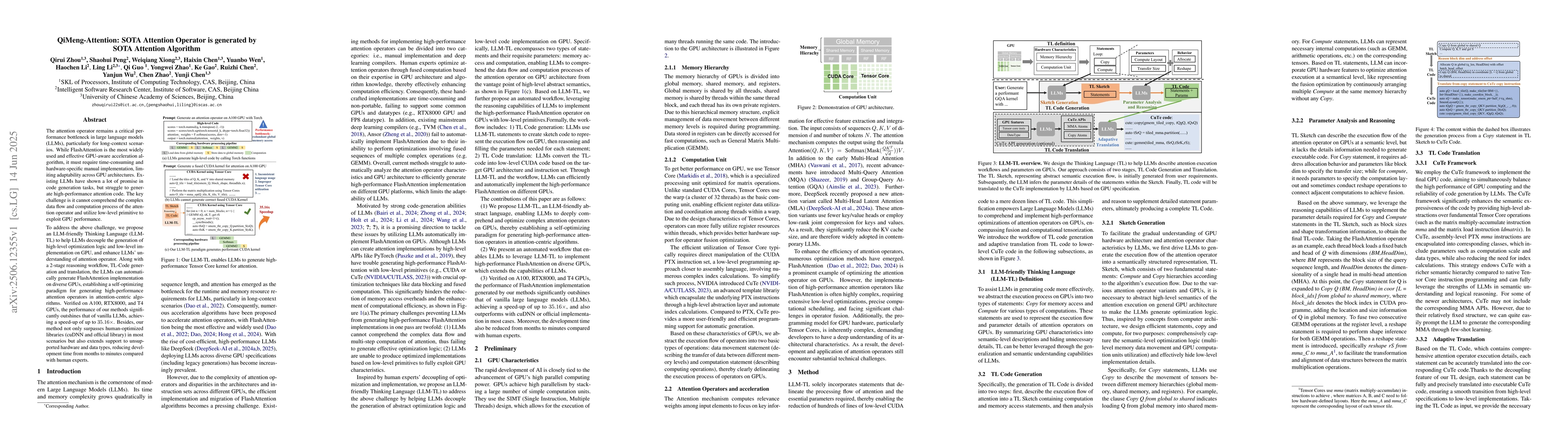 Thumbnail for QiMeng-Attention: SOTA Attention Operator is generated by SOTA Attention
  Algorithm