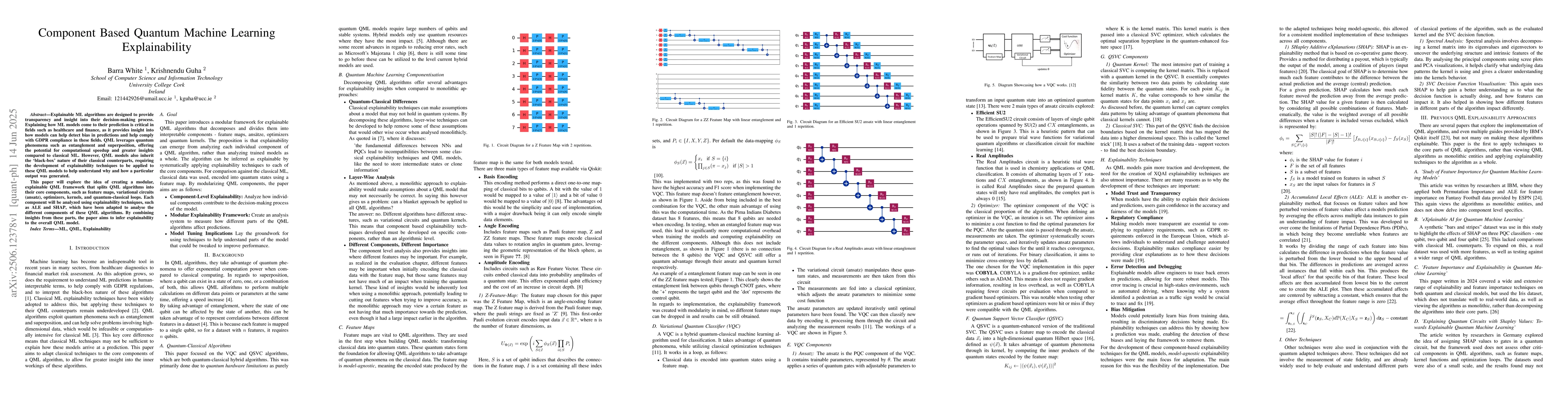 Thumbnail for Component Based Quantum Machine Learning Explainability
