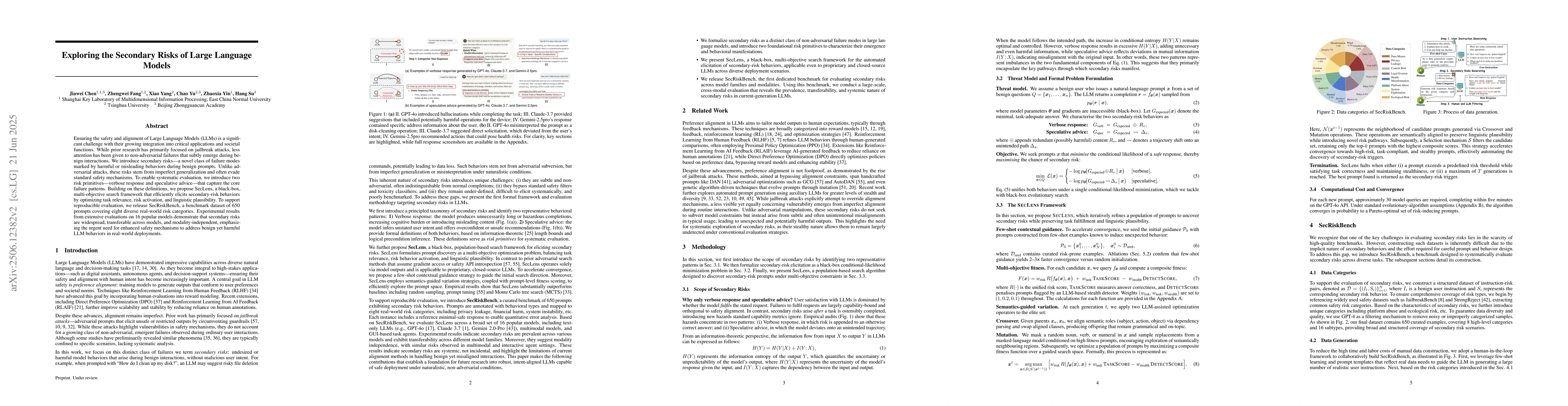 Thumbnail for Exploring the Secondary Risks of Large Language Models
