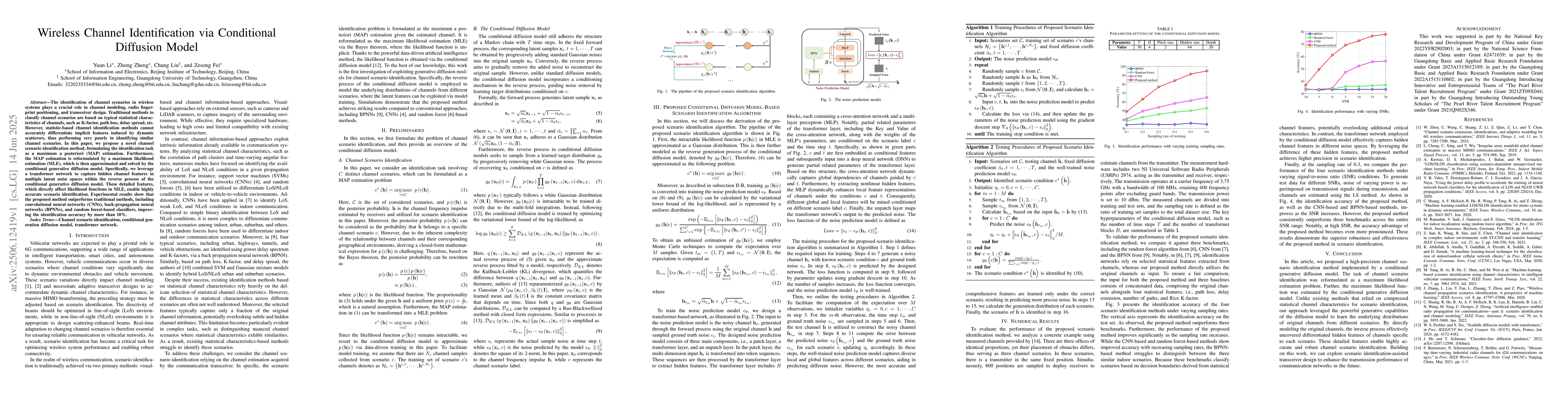Thumbnail for Wireless Channel Identification via Conditional Diffusion Model