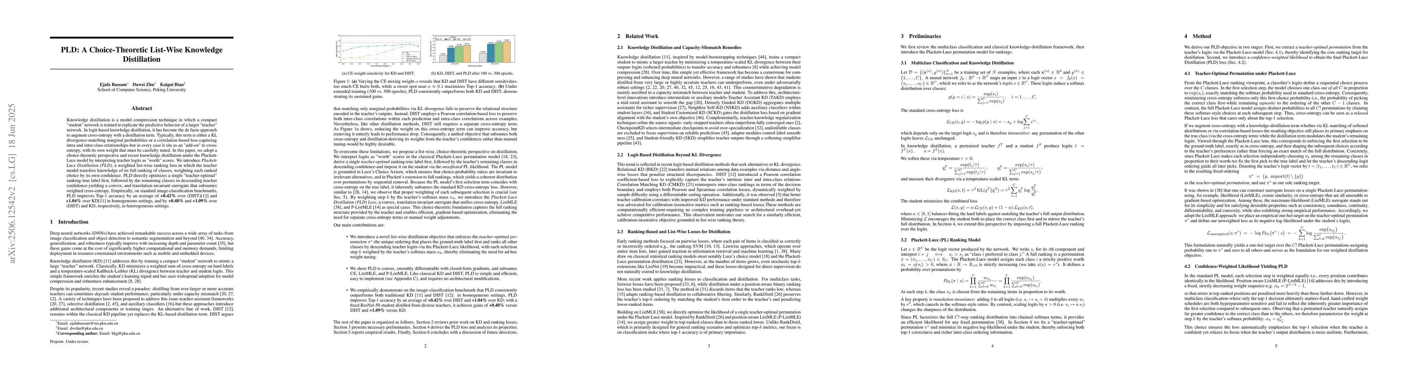 Thumbnail for PLD: A Choice-Theoretic List-Wise Knowledge Distillation