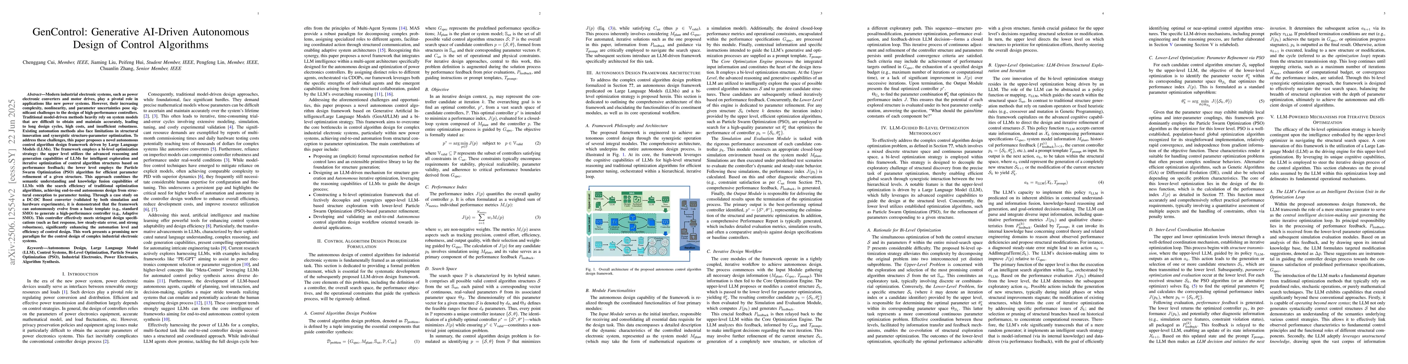 Thumbnail for GenControl: Generative AI-Driven Autonomous Design of Control Algorithms