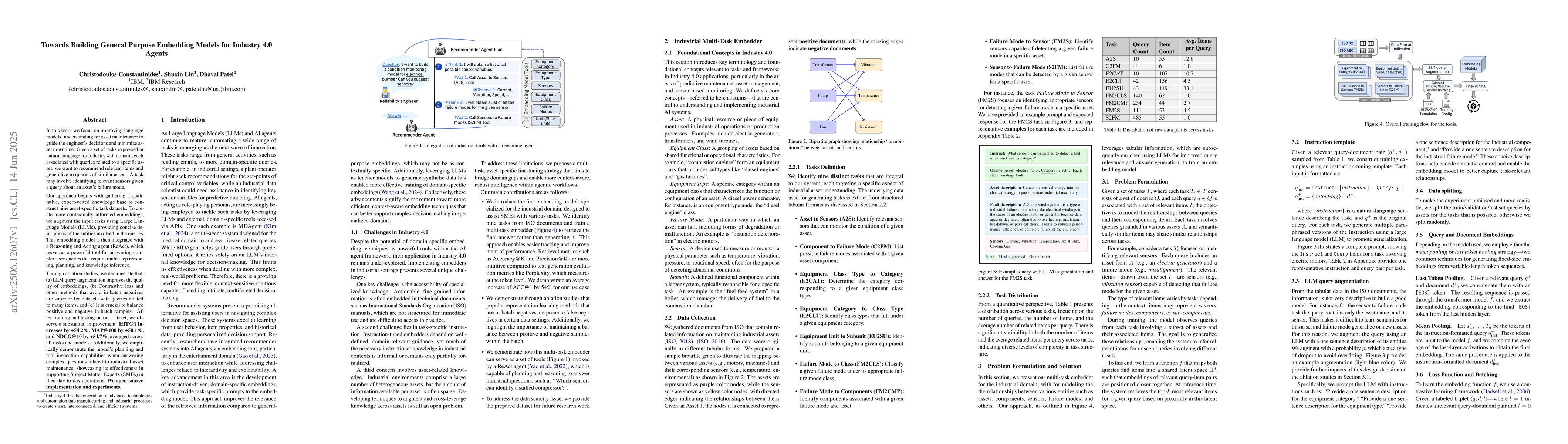 Thumbnail for Towards Building General Purpose Embedding Models for Industry 4.0
  Agents