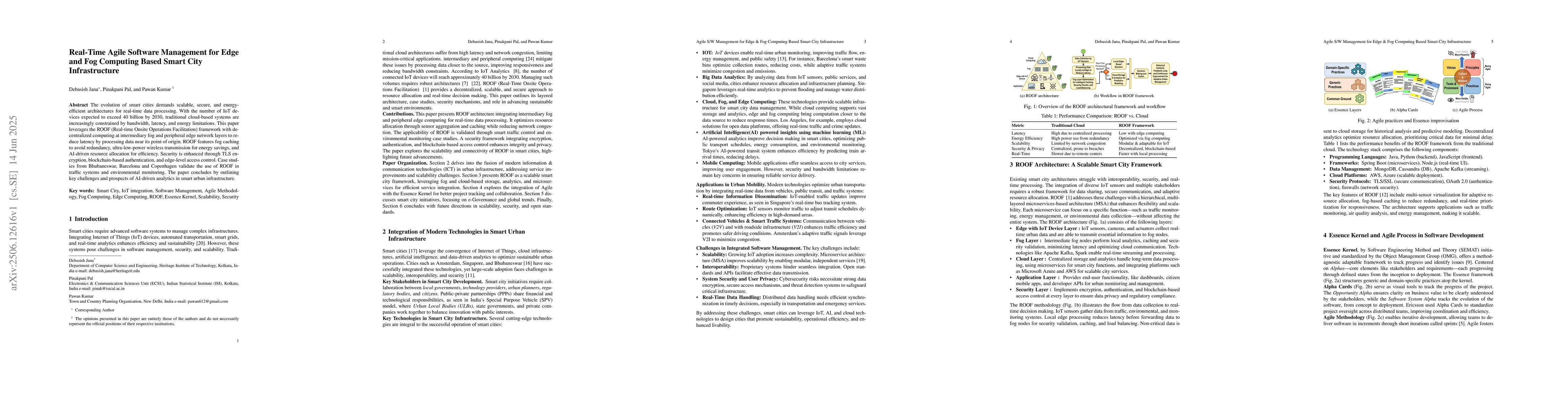 Thumbnail for Real-Time Agile Software Management for Edge and Fog Computing Based
  Smart City Infrastructure