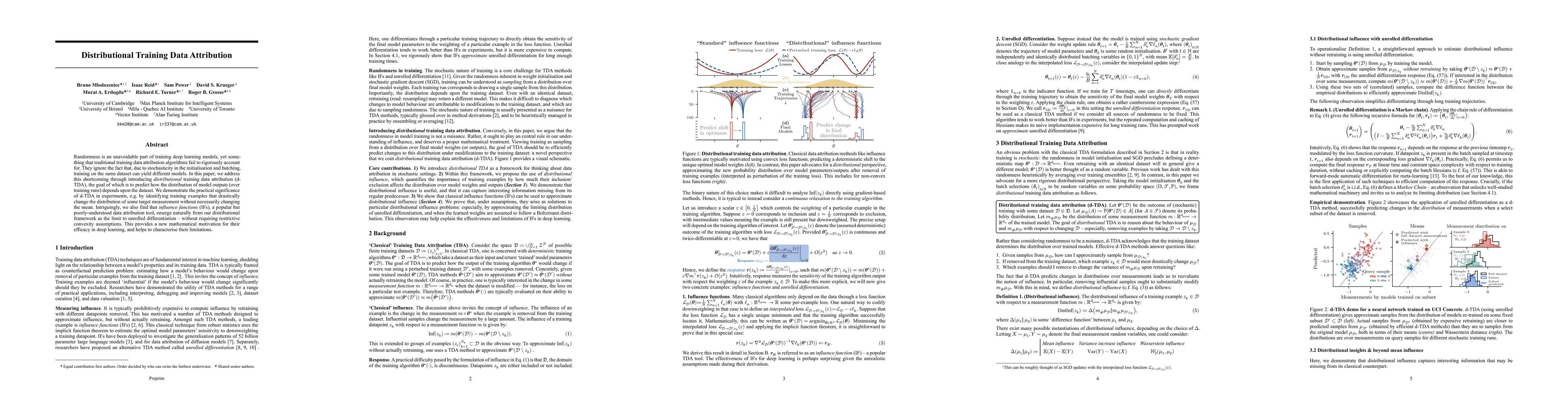 Thumbnail for Distributional Training Data Attribution