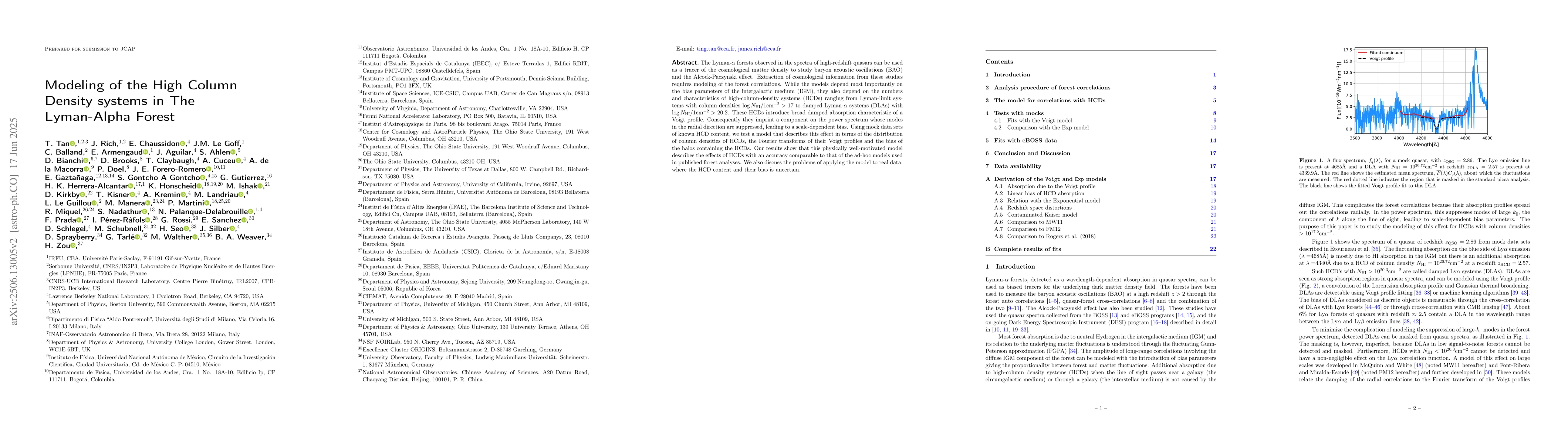 Thumbnail for Modeling of the High Column Density systems in The Lyman-Alpha Forest