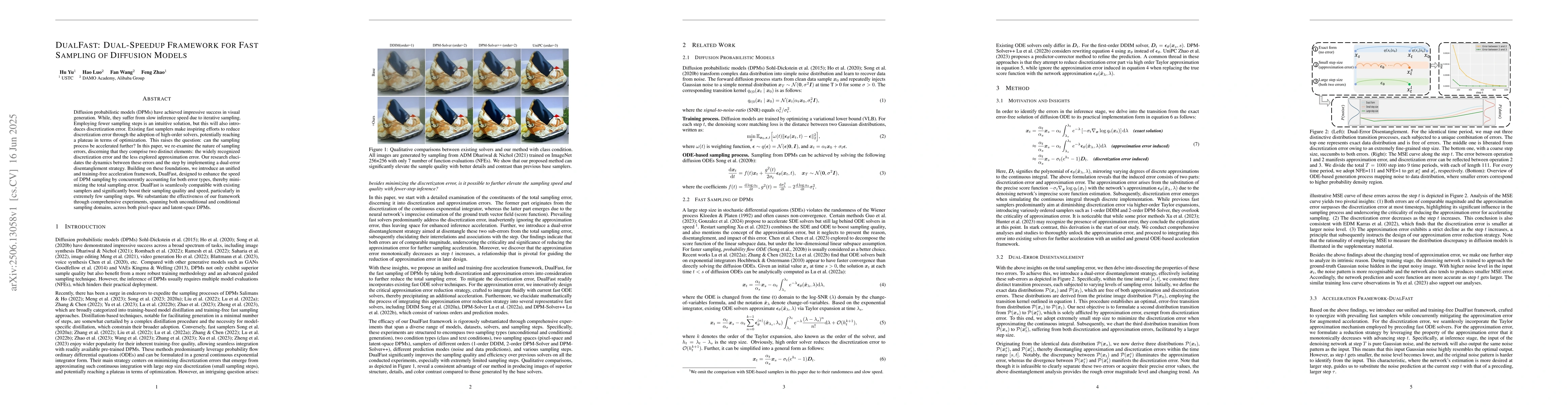 Thumbnail for DualFast: Dual-Speedup Framework for Fast Sampling of Diffusion Models