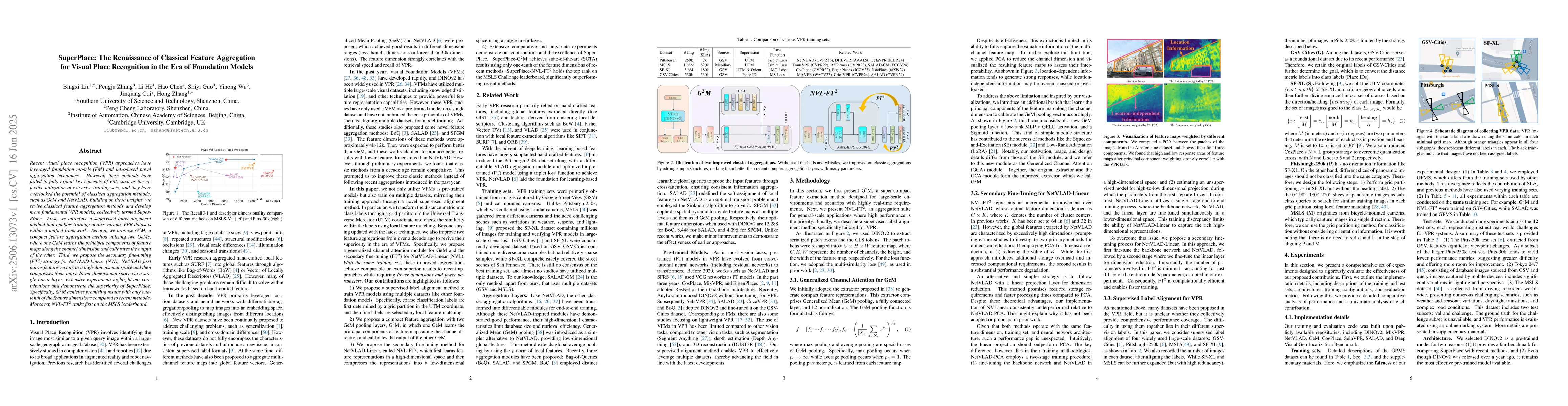 Thumbnail for SuperPlace: The Renaissance of Classical Feature Aggregation for Visual
  Place Recognition in the Era of Foundation Models