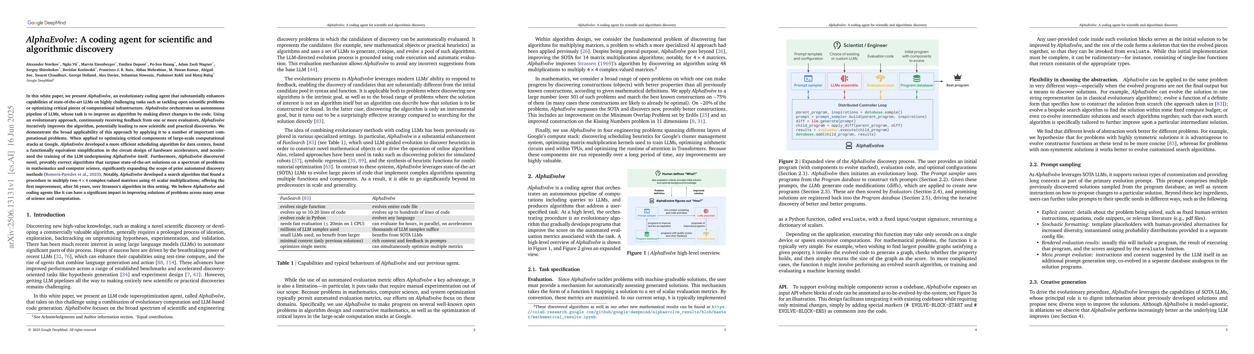 Thumbnail for AlphaEvolve: A coding agent for scientific and algorithmic discovery