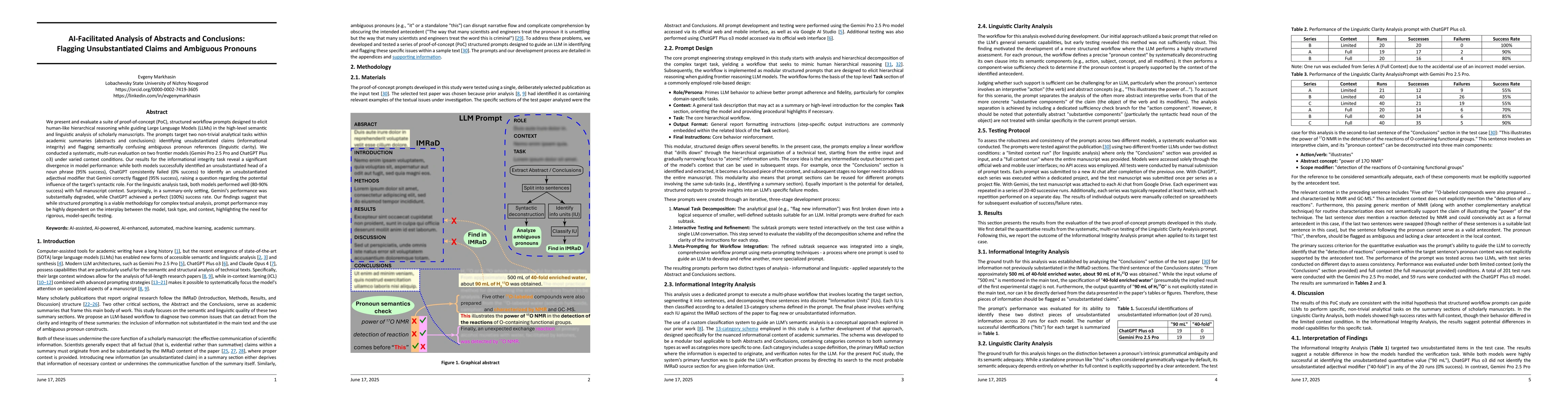Thumbnail for AI-Facilitated Analysis of Abstracts and Conclusions: Flagging
  Unsubstantiated Claims and Ambiguous Pronouns