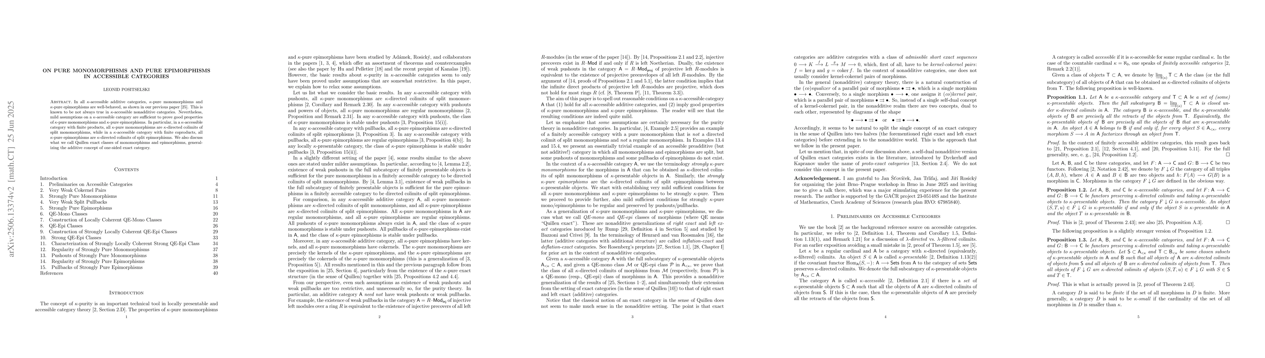 Thumbnail for On pure monomorphisms and pure epimorphisms in accessible categories