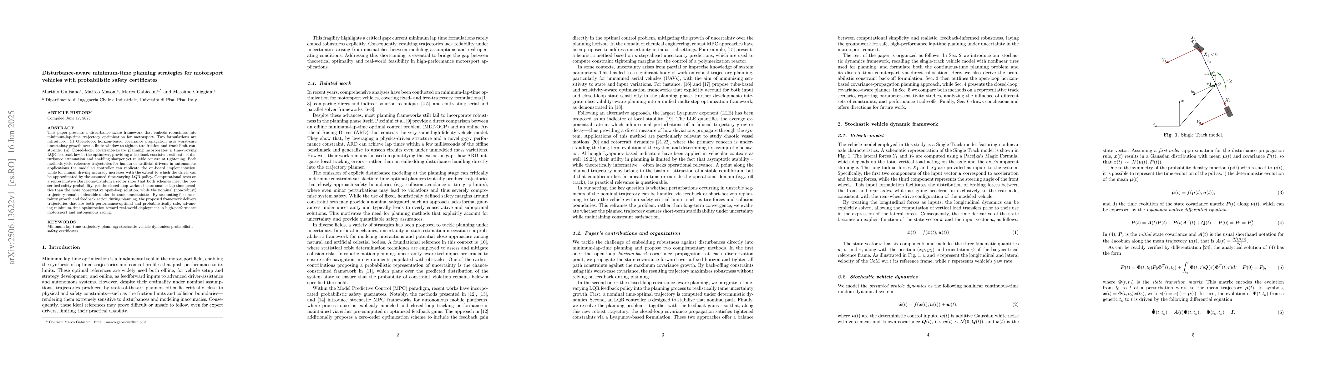 Thumbnail for Disturbance-aware minimum-time planning strategies for motorsport
  vehicles with probabilistic safety certificates