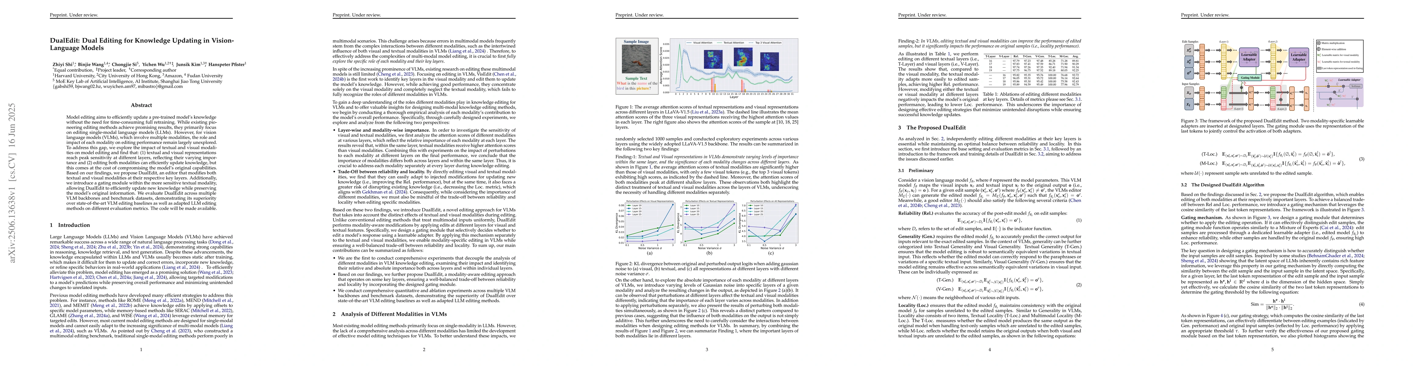 Thumbnail for DualEdit: Dual Editing for Knowledge Updating in Vision-Language Models
