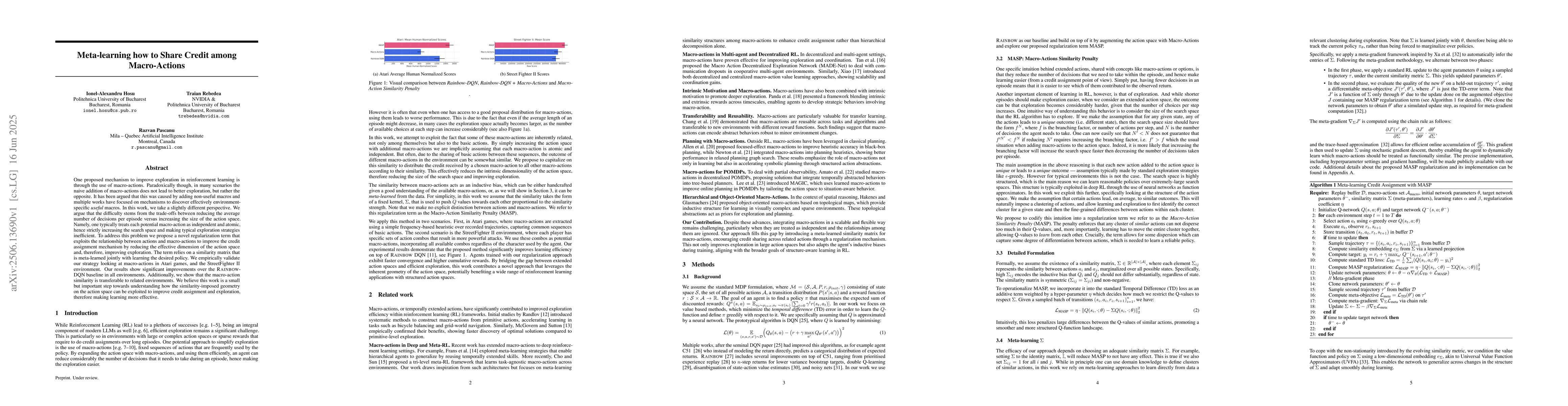 Thumbnail for Meta-learning how to Share Credit among Macro-Actions